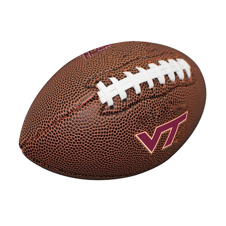 Logo Brands Virginia Tech Mini Size Composite Football 235-93MC-1